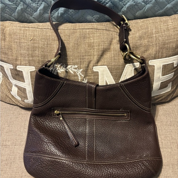 Vintage Coach Brown Leather Shoulder Bag - Picture 2 of 4